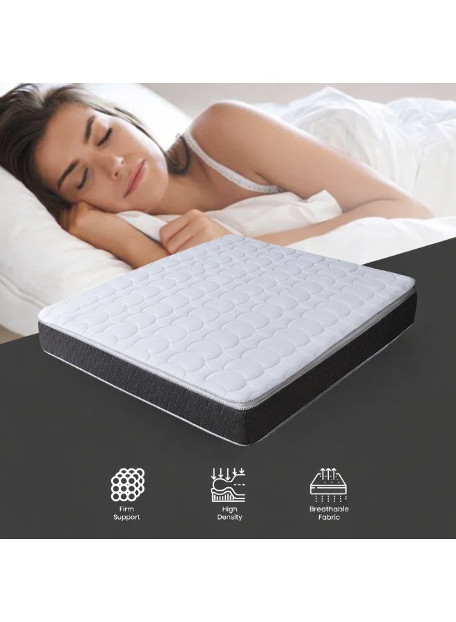 ريكسال هوم مرتبة Rexal Home Supreme Pillow Top بنظام النوابض بونيل – سماكة 25 سم، قماش محبوك، عزل الحركة ودعم متوسّط الصلابة، مقاس كينغ 180 × 190 سم - Image 5